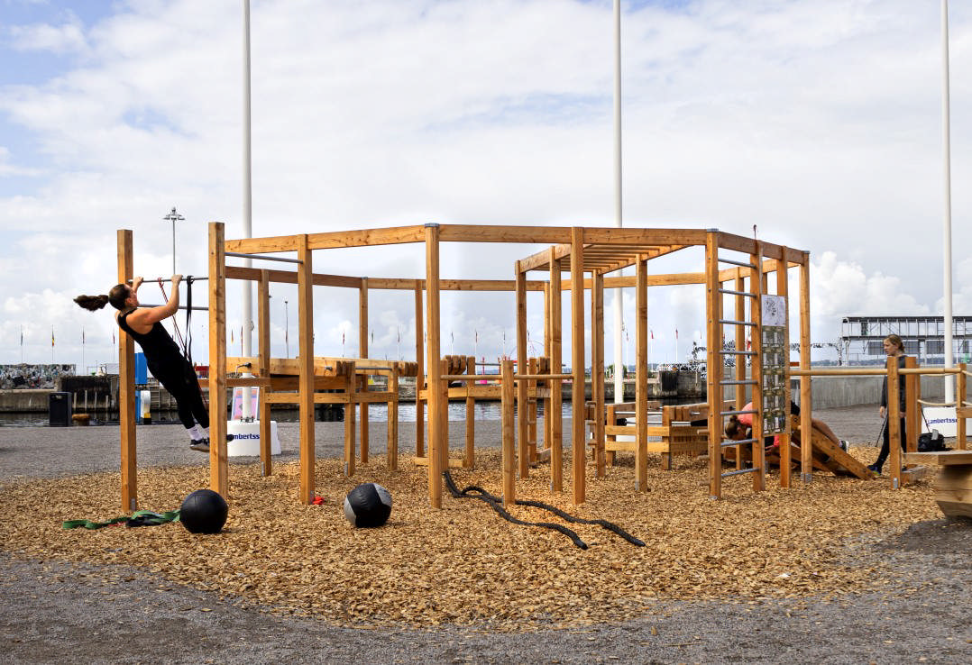 Oktagym Utform i trä